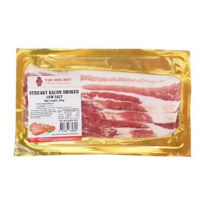 Pan's Meat Smoked Streaky Bacon - Frozen