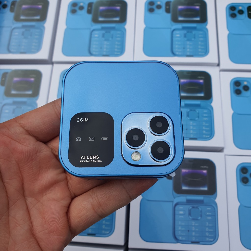 Điện thoại mini i16 pro 3 Mắt 2 Sim Mới full box bảo hành 12 tháng