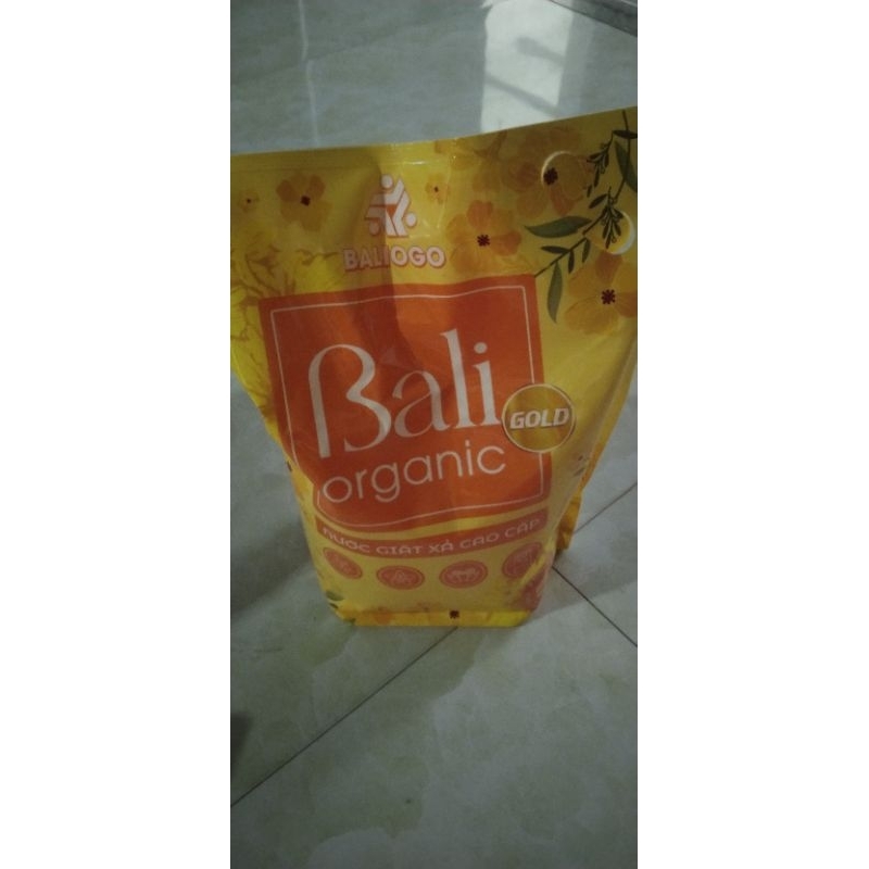 Túi nước giặt xả Bali gold organic 3L