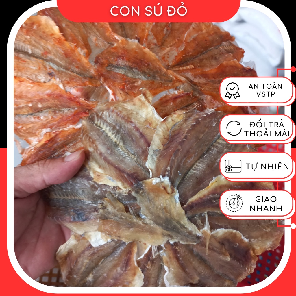 Khô cá chỉ vàng, khô cá bông mai trắng bông mai đỏ vừa ăn thịt thơm ngon túi 500g - Sudoshop