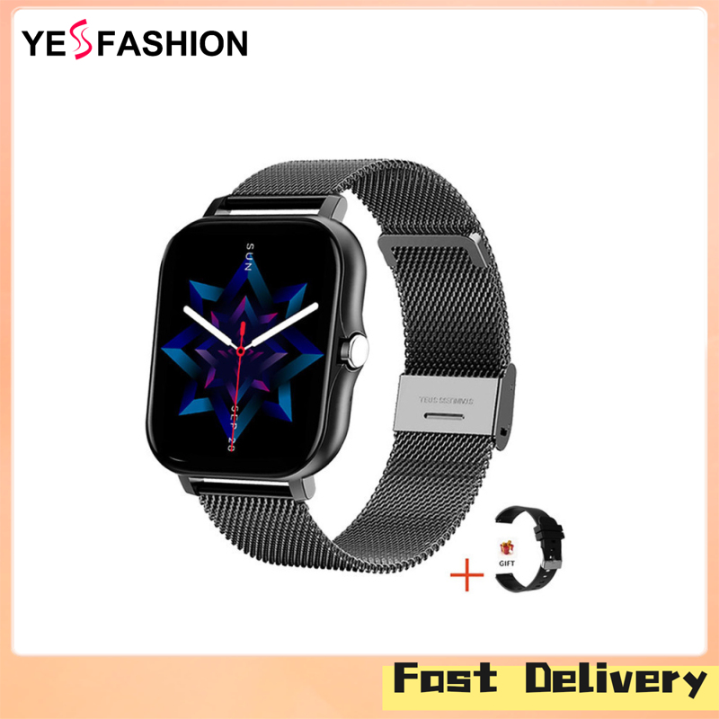 Yesfashion Store IN stock Y13 Smart Watch Sleeping Heart Rate Blood Oxygen Blood Pressure Monitor IP67 Waterproof Fitness Watch With 1.69” TFT Screen For Smart Phones Tablet Laptop PC ราคา 321 บาท*ส่งฟรี