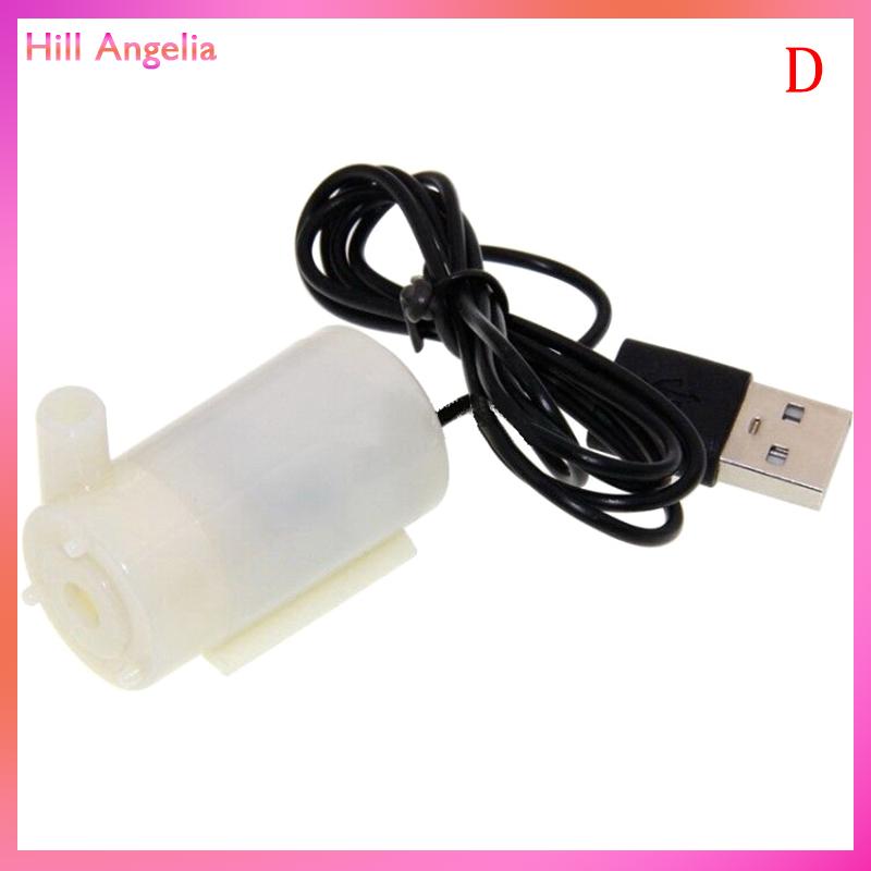 [Hill Angelia] Máy bơm nước mini chìm siêu nhỏ USB cho bể cá động cơ DC đài phun nước hồ cá - 2