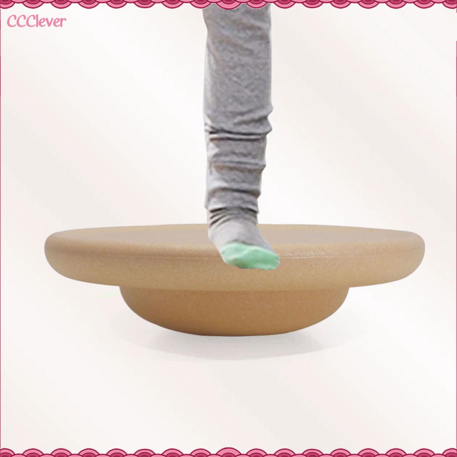 Ccclever lắc lư Bảng cân bằng bập bênh đồ chơi bập bênh 35.5x35.5x8.4cm tuổi 3 + sức mạnh ổn định tập thể dục kỹ năng vận động trong nhà hoạt động ngoài trời đồ chơi