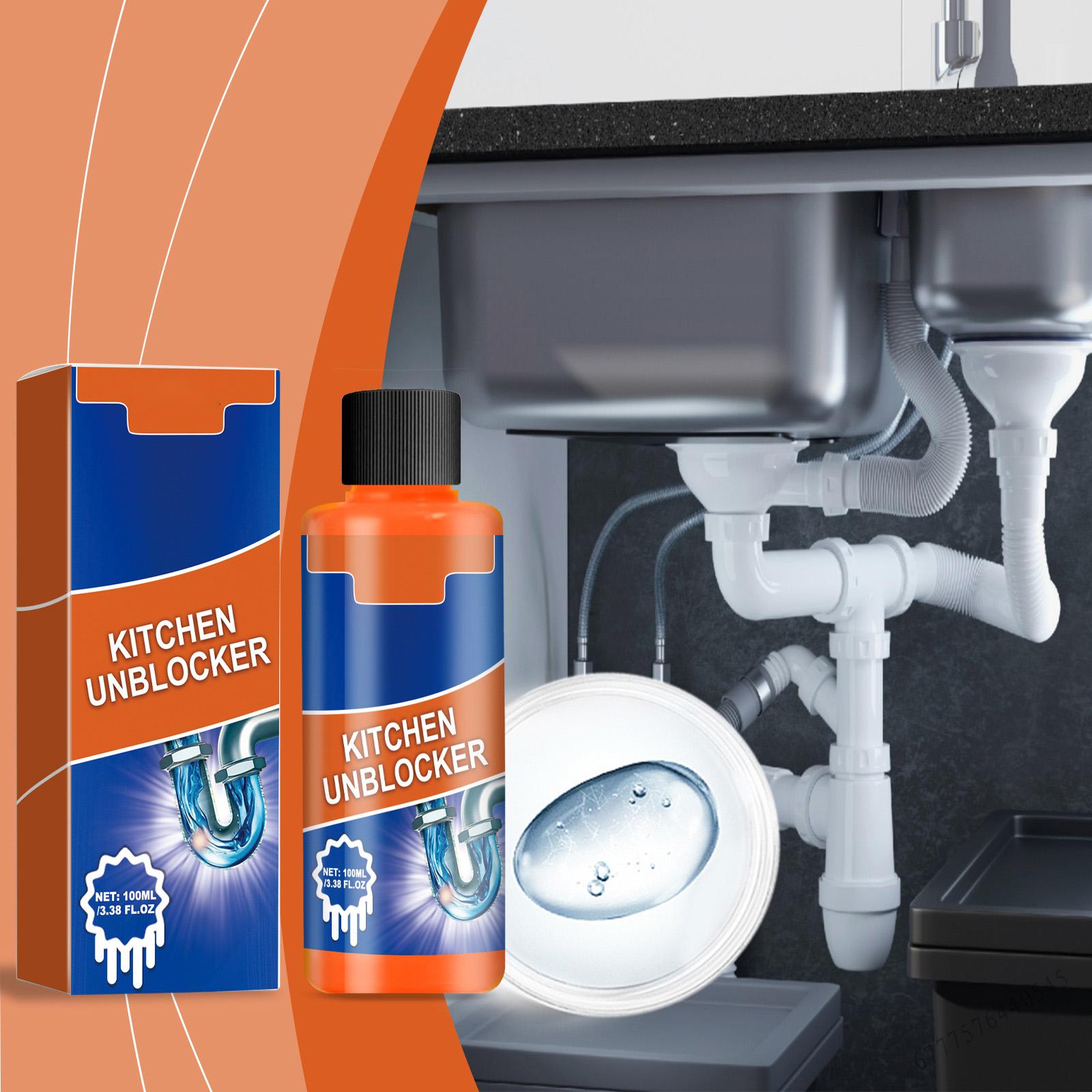 Powerful Sink and Drain Cleaner Pool Sewer Dirt Removing Detergent for Toilet Bathroom Floor Drain L