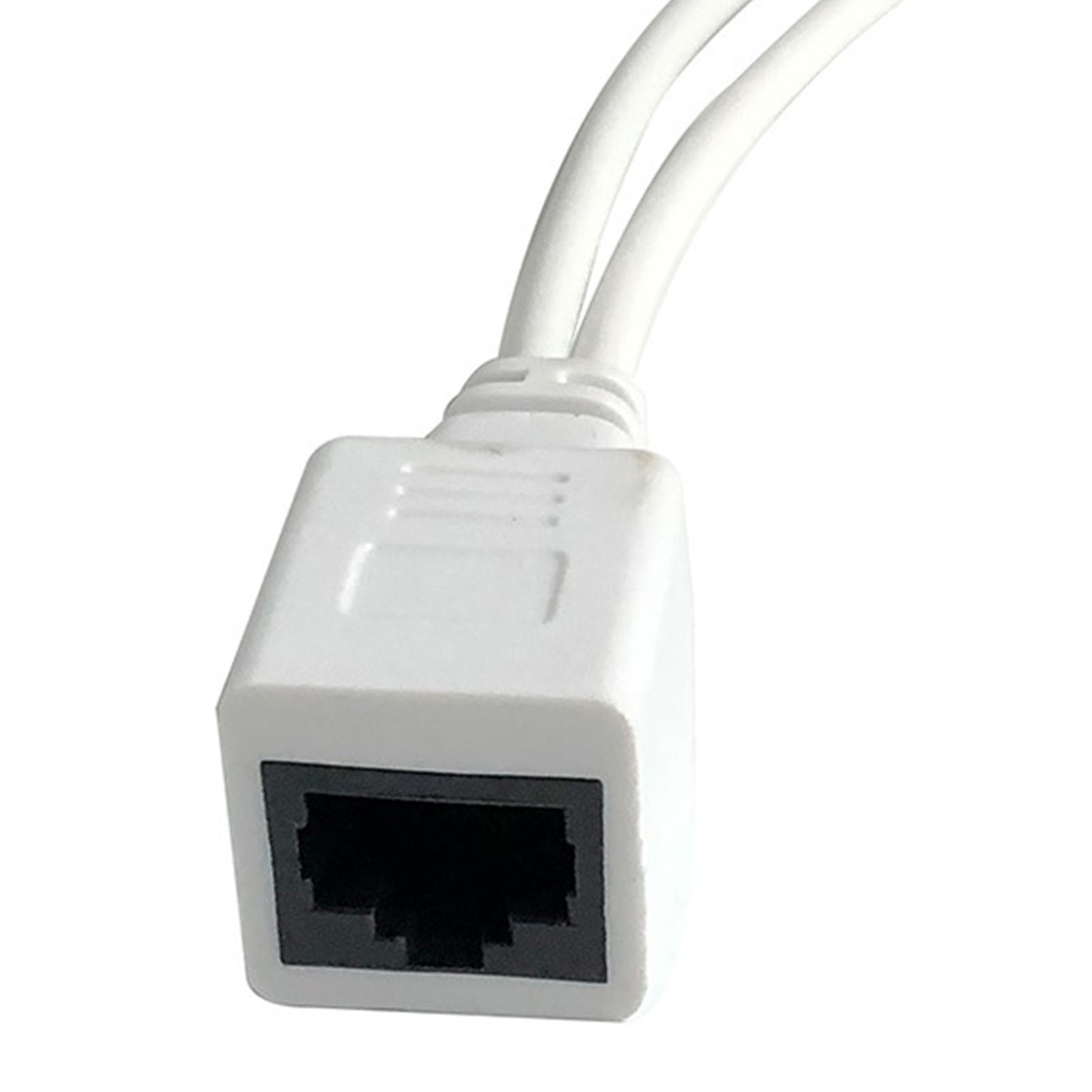 Bộ tăng áp POE và Bộ chia PoE Bộ tăng áp POE và Bộ chia 12V tiết kiệm không gian màu trắng cho Phụ kiện thiết bị mạng không dây
