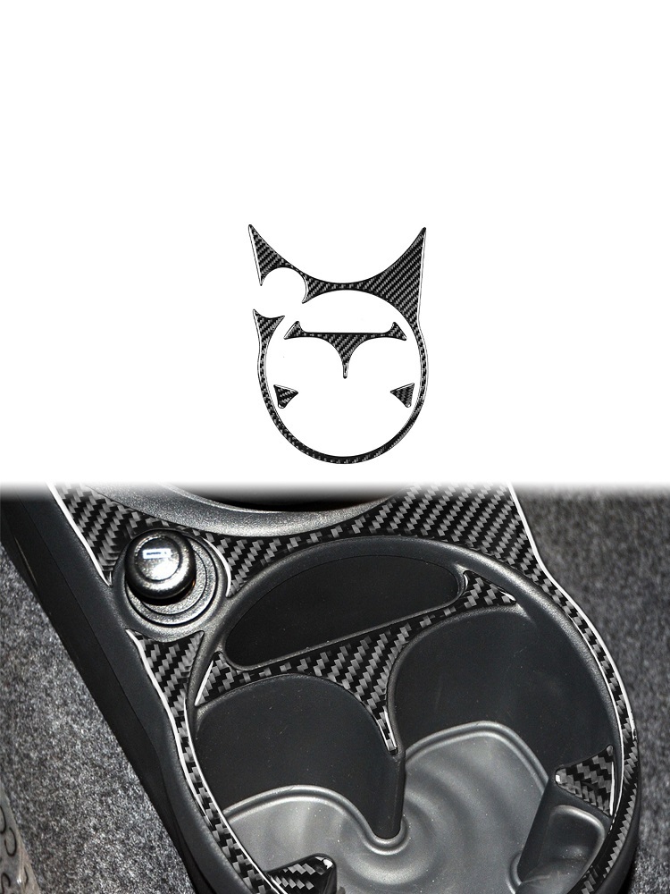 4 cái sợi carbon Thương hiệu Mới cho Fiat 500 bảng nội thất vỏ bọc trang trí 2012-15 kết nối chính xác cài đặt trực tiếp