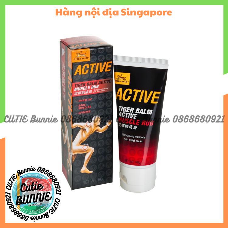 Kem xoa bóp giảm đau con hổ đỏ 60g / acitve muscle rub tiger balm