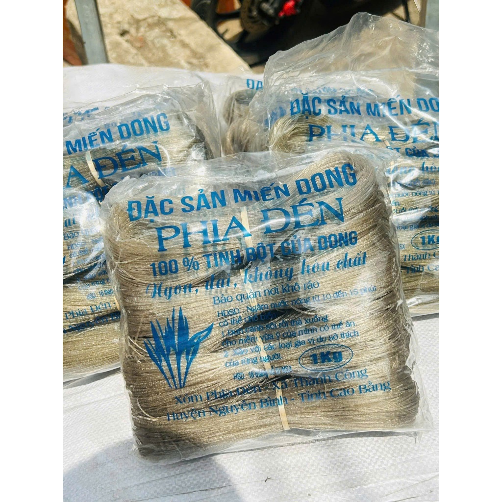 MIẾN DONG PHIA ĐÉN - ĐẶC SẢN TÂY BẮC bịch 1kg nhưu hình