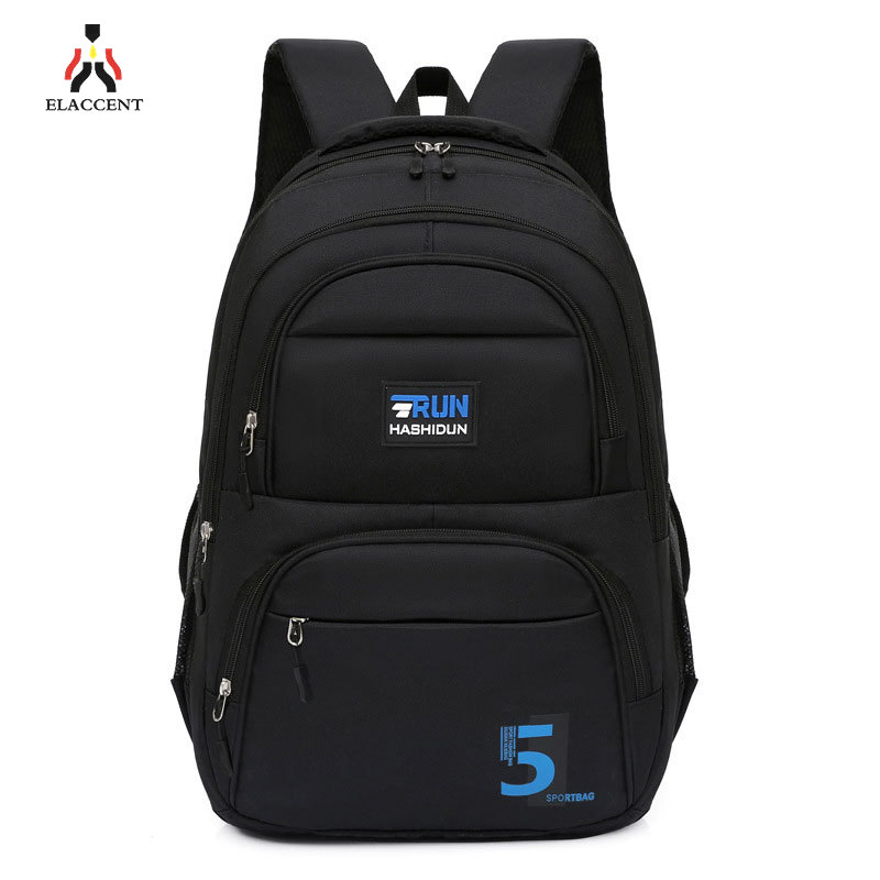 ELACCENT balo nam balo du lịch balo đựng quần áo balo chống nước cặp đi học nam nhiều lớp giản dị dung tích lớn Cặp học sinh sinh viên ni lông chống thấm nước Ba lô đựng máy tính Ba lô công sở