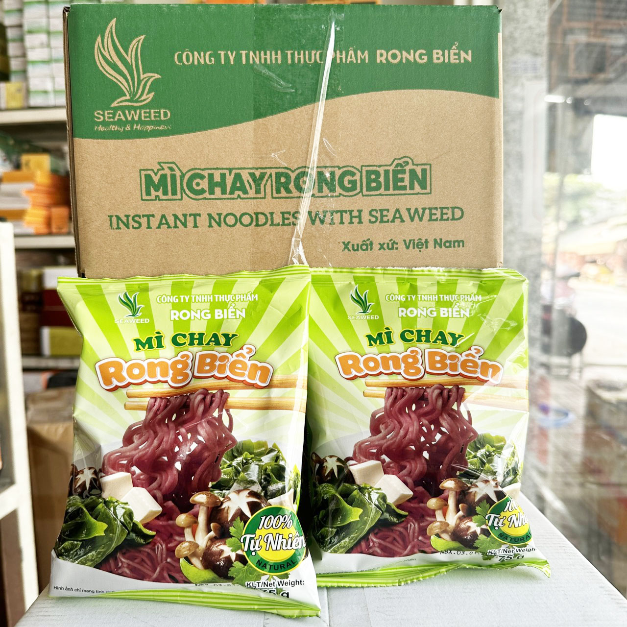 Mì chay rong biển Seaweed gói 75g