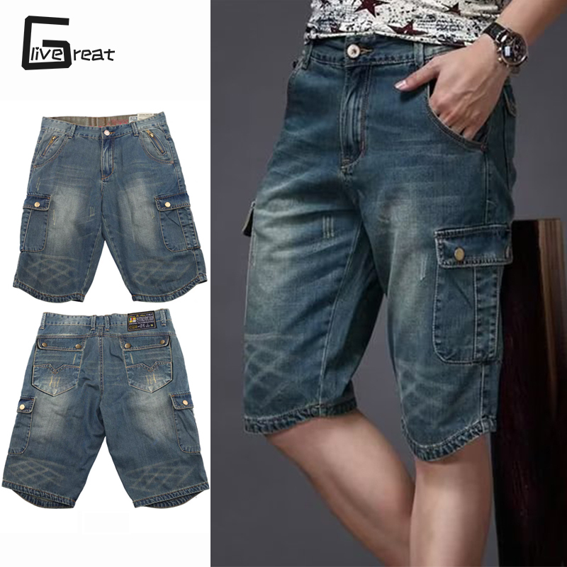 LIVE GREAT Men s European and American loose thin straight casual denim