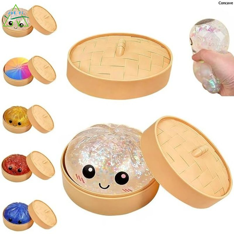 KS Glitter Dumplings 2 Pack Pinch Music Blind Box Squeeze Toys, Easter Dumpling Shape Decompression Toy (Applicable to Adults), Stress Relief Sensory Toys ราคา 110 บาท*ส่งฟรี