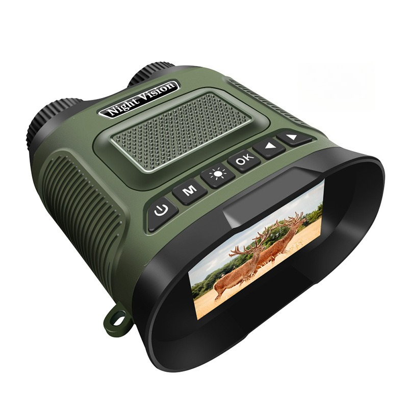BekinTek กล้องสองตามองกลางคืนดิจิทัล แบตเตอรี่ชาร์จได้ แว่นตา NVG กล้องส่องทางไกลมองกลางคืน สำหรับการสังเกตในความมืดสนิท ปรับได้ ซูม 8 เท่า บันทึกวิดีโอ 2.5K ถ่ายภาพ 40 ล้านพิกเซล หน้าจอ HD ขนาดใหญ่ 3 นิ้ว สำหรับการใช้งานกลางแจ้ง ราคา 2,514 บาท*ส่งฟรี