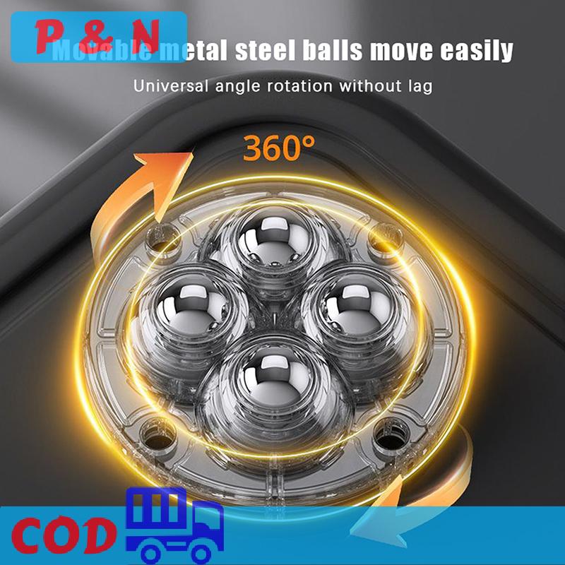 P&N 4 cái tự dính loại câm bóng phổ Bánh Xe đồ nội thất ẩn dưới bánh xe xoay ròng rọc bánh phụ kiện gia dụng
