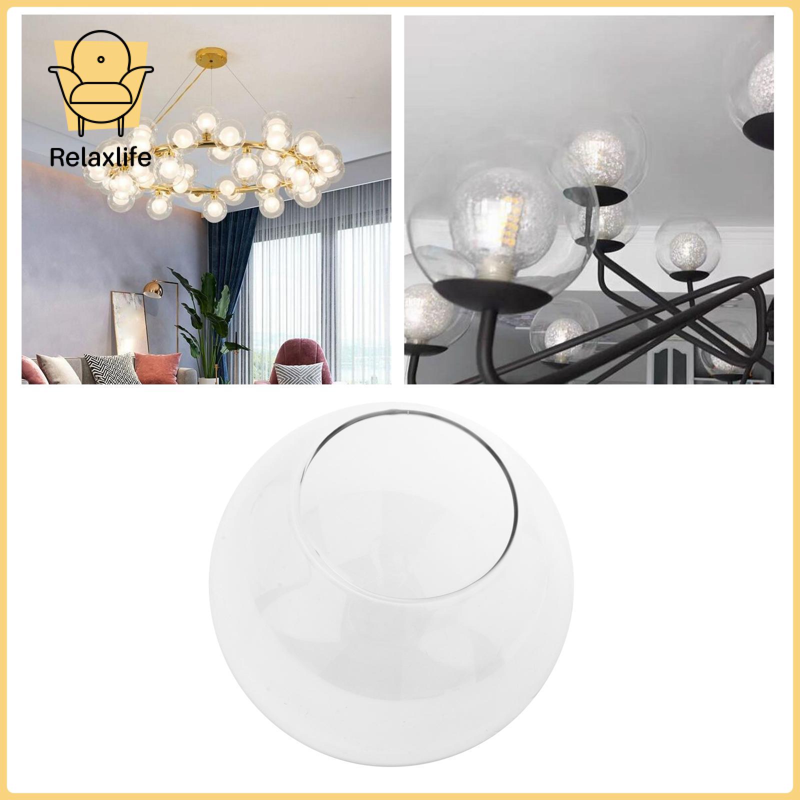 150mm Clear Glass Globe Lamp Shade Replacement, G9 Base, Ceiling Light Cover For Pendant Wall Sconces And Chandeliers