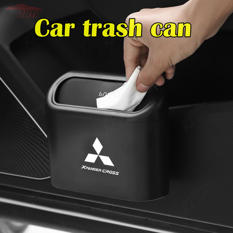 Mitsubishi Xpander Cross Car Mounted Flip Type Trash Can ABS Suspended Storage Box ราคา 79 บาท*ส่งฟรี