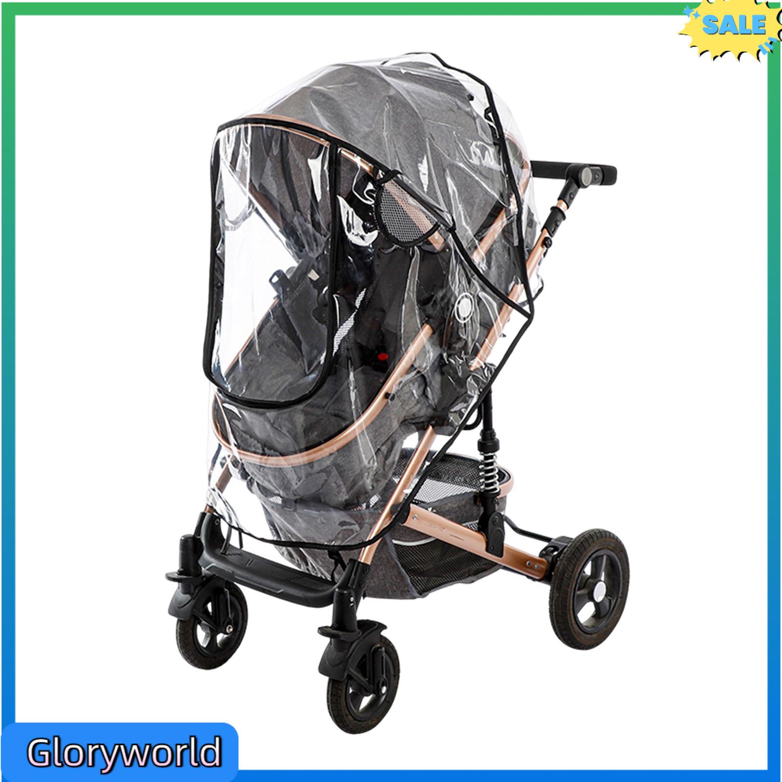 Gloryworld xe đẩy chống thấm nước Bìa Xe đẩy du lịch thời tiết Xe đẩy thông dụng mưa che thoáng khí chống gió chống nước bảo vệ em bé của bạn từ mưa tuyết và bụi Essential phụ kiện cho xe đẩy cho du lịch