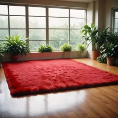 Karpet bulu rasfur ukuran 180X160X5CM LP