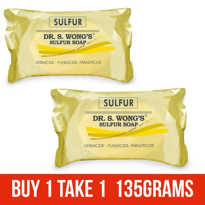 Dr.Wong Sulfur Soap Unscented/Scented 135g BUY1TAKE 1