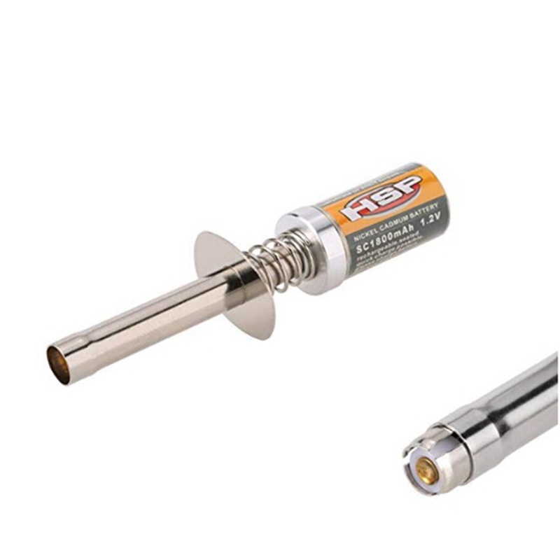 (XDQG) 5X for 80101 1800MAh 1.2V Glow Plug Igniter for RC Car 1/8 1/10 80101 Rechargeable Glow Igniter-Not Charger