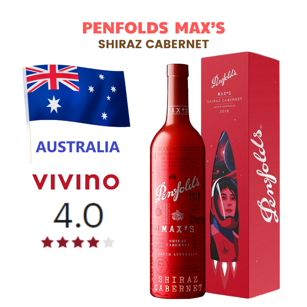[-18%] Vang Úc Penfolds Max's Shiraz Cabernet - The Best Wine