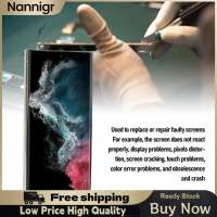Nannigr S22 Ultra Màn Hình LCD Thay Thế Cho S S22 Ultra SM S908U S908A S908U1 S908W S908E Bộ Số Hóa Cảm Ứng Màn Hình Hiển Thị Màn Hình bộ Dụng Cụ Khung 6.8 Inch