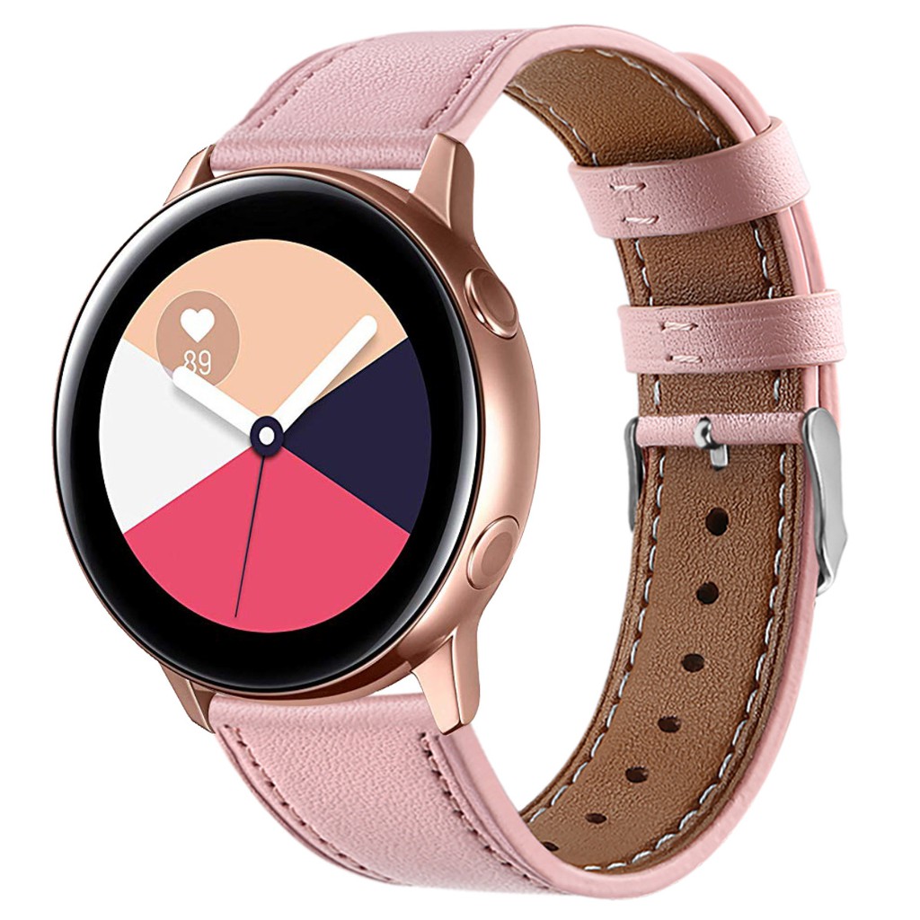Dây đeo bằng da thật cho đồng hồ thông minh Samsung Galaxy Watch Active