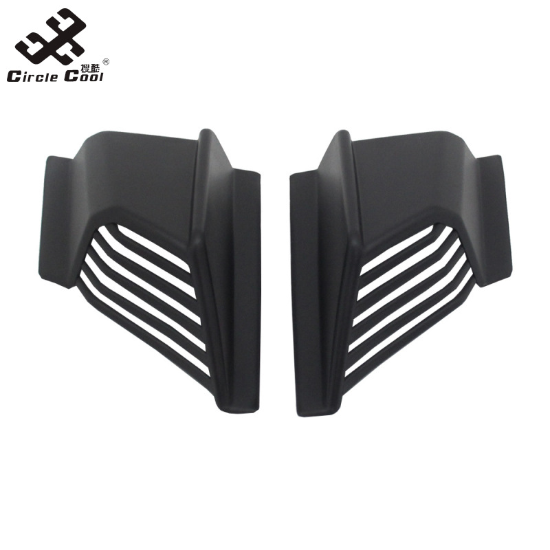 1 Pair Motorcycle Side Spoiler Front Side Wind Fin Fairing Windshield