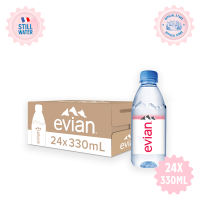 Evian Natural Mineral Water 24 x 330ml Case