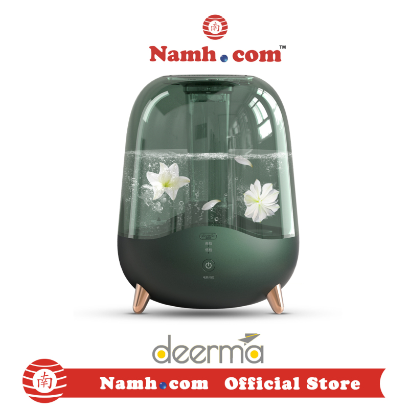 Deerma F325/F329 Air Humidifier 5L Silent Aromatherapy Humidification Transparent Water Tank Singapore