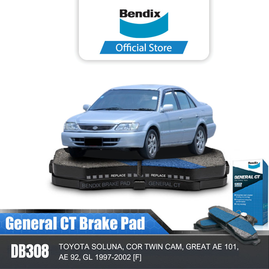 Bendix Brake Pads for Toyota Soluna Db308Gct Cars Harga 335,300 rupiah*Gratis Ongkir