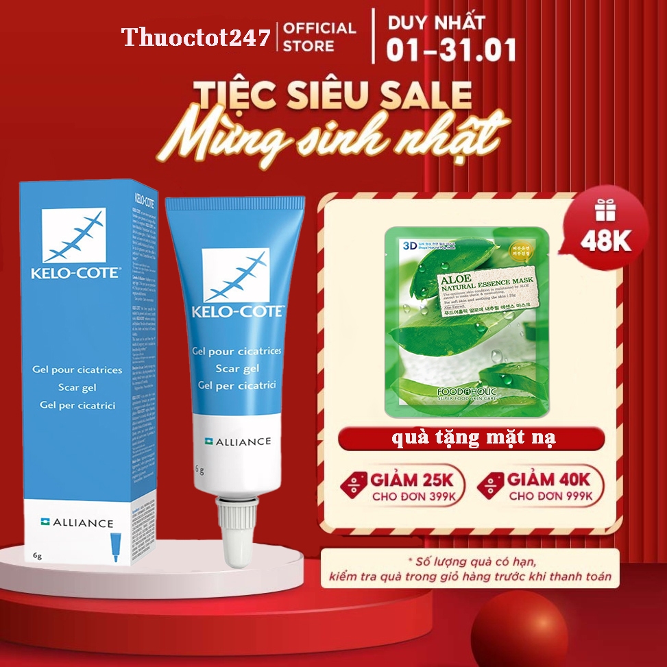 Kelo Cote gel ngừa giảm sẹo Nhập khẩu Mỹ