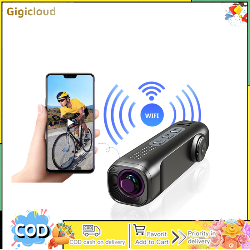 กล้องถ่ายรูป กล้องดิจิตอลมิลเลอร์เลส Gigicloud T198 Vlog กล้อง Mini WiFi หัวสวมใส่กล้องดิจิตอล 2200MAH แบตเตอรี่ 4K กล้องวิดีโอสำหรับ Blogger การถ่ายทำ ราคา 11,396 บาท*ส่งฟรี