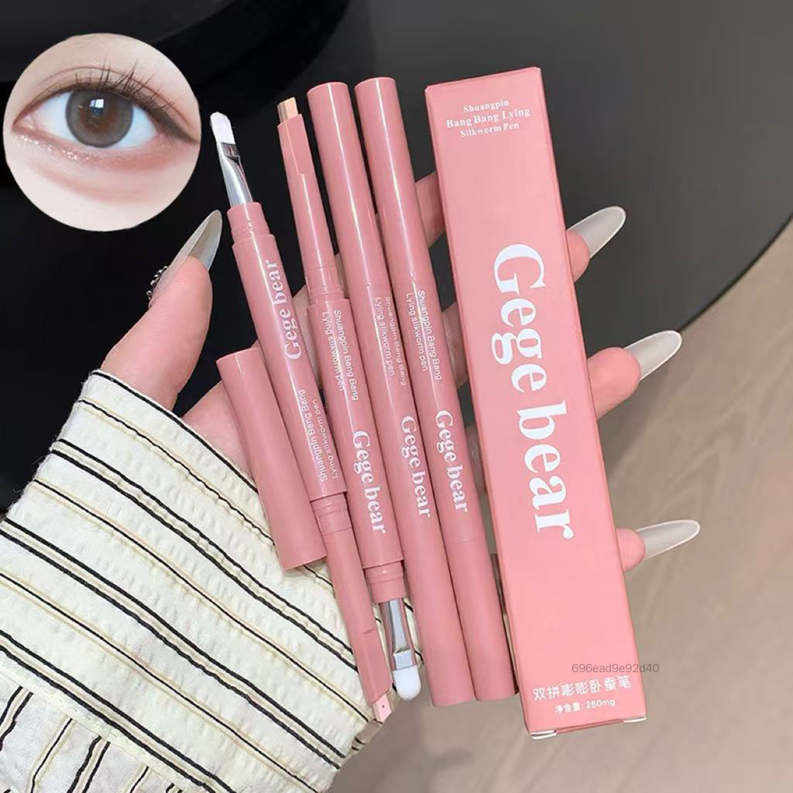 Dual Kết Thúc Trang Điểm Phấn Mắt Stick Pen 2 trong 1 Sáng Mắt Stick for Beauty Blogger Makeup eWalker-VN
