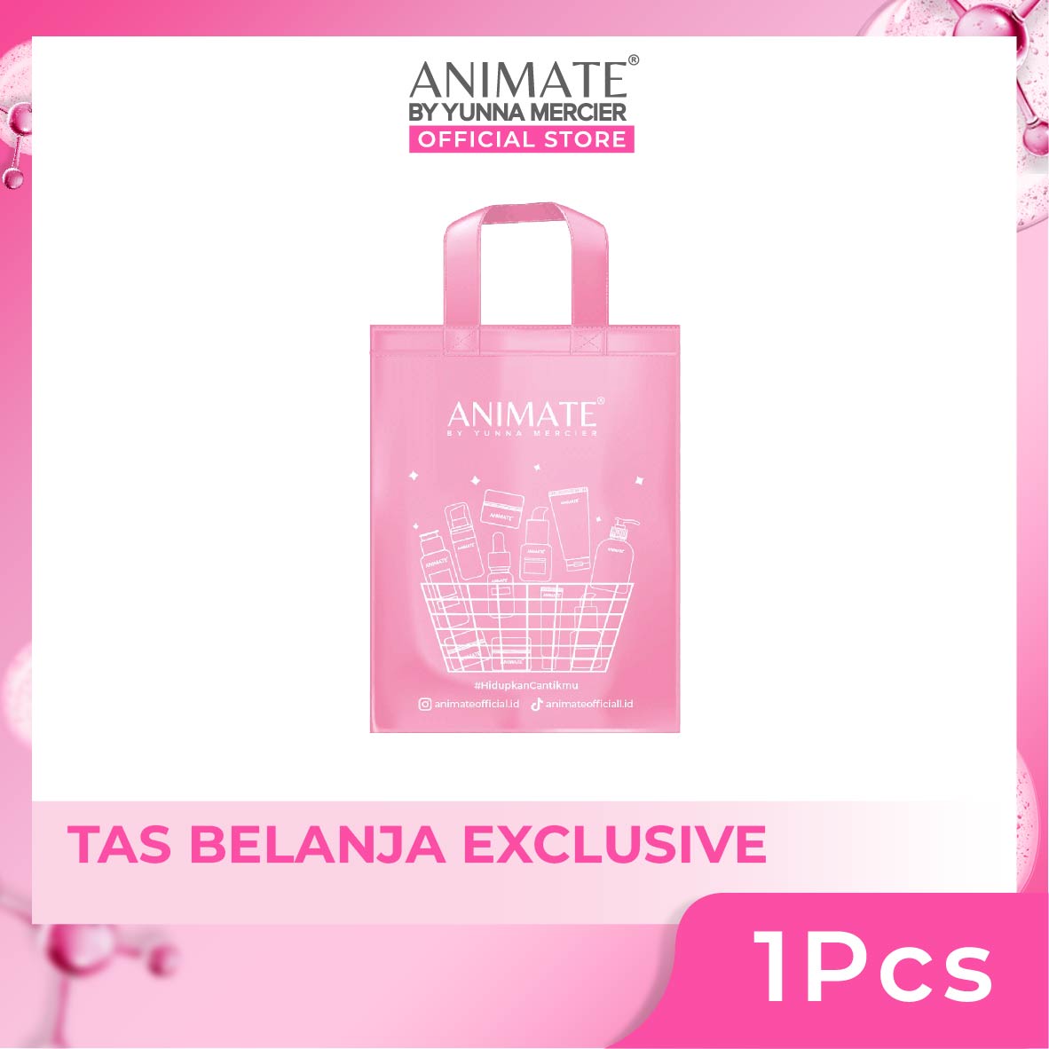 [FREE GIFT - DO NOT ORDER] ANIMATE TAS BELANJA EXCLUSIVE - Merek animate Harga 999,999 rupiah*Gratis Ongkir