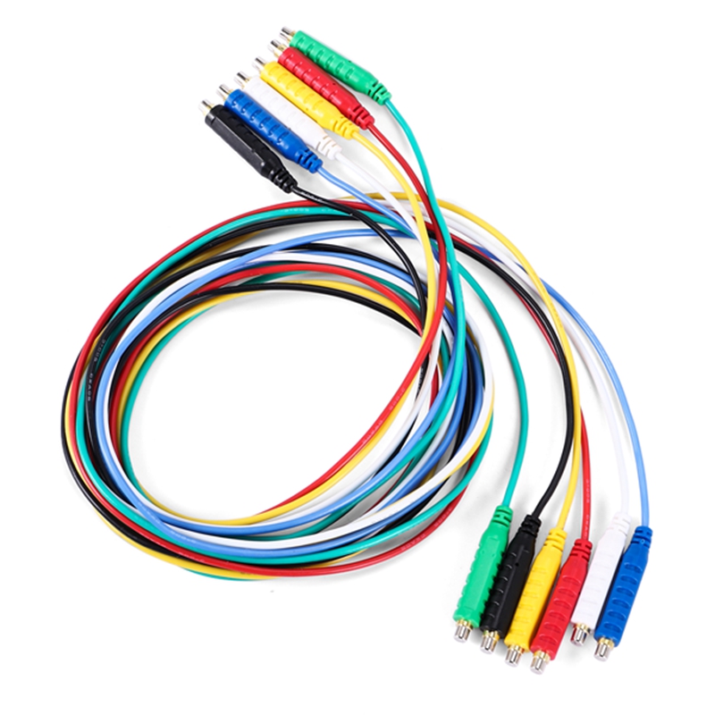 () 6PCS Magnetic Test Leads Silicone Soft Flexible Jumper Test Wires 30V AC5A 3.3FT Magnetic Test Le