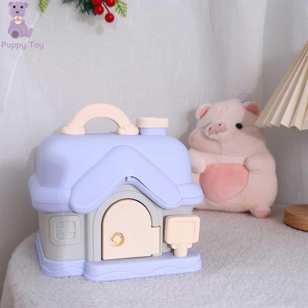 TESDFD Quà sinh nhật Đồ chơi cho trẻ em Mở khóa Tự động cuộn Trang trí nhà cửa Mật khẩu Máy rút tiền Hộp tiền Hộp tiết kiệm tiền Heo đất điện tử