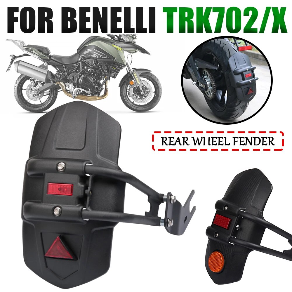 For Benelli TRK702 TRK702X TRK 702 X TRK 702X Motorcycle Accessories Rear Fender Wheel Mudguard Splash Guard Mud Cover