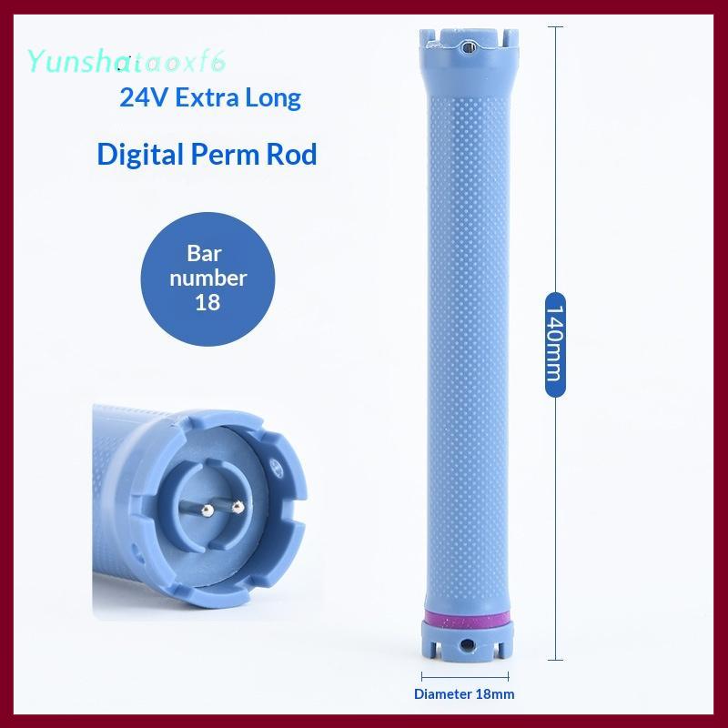 yunshataoxf 140Mm 24V Kỹ Thuật Số Tóc Hot Perm Que Điện Nước Nóng Dụng Cụ uốn Thanh Con Lăn Tóc Sóng Salon Cắt Tóc Curling Xoắn Ốc Công Cụ Tạo Kiểu - 7