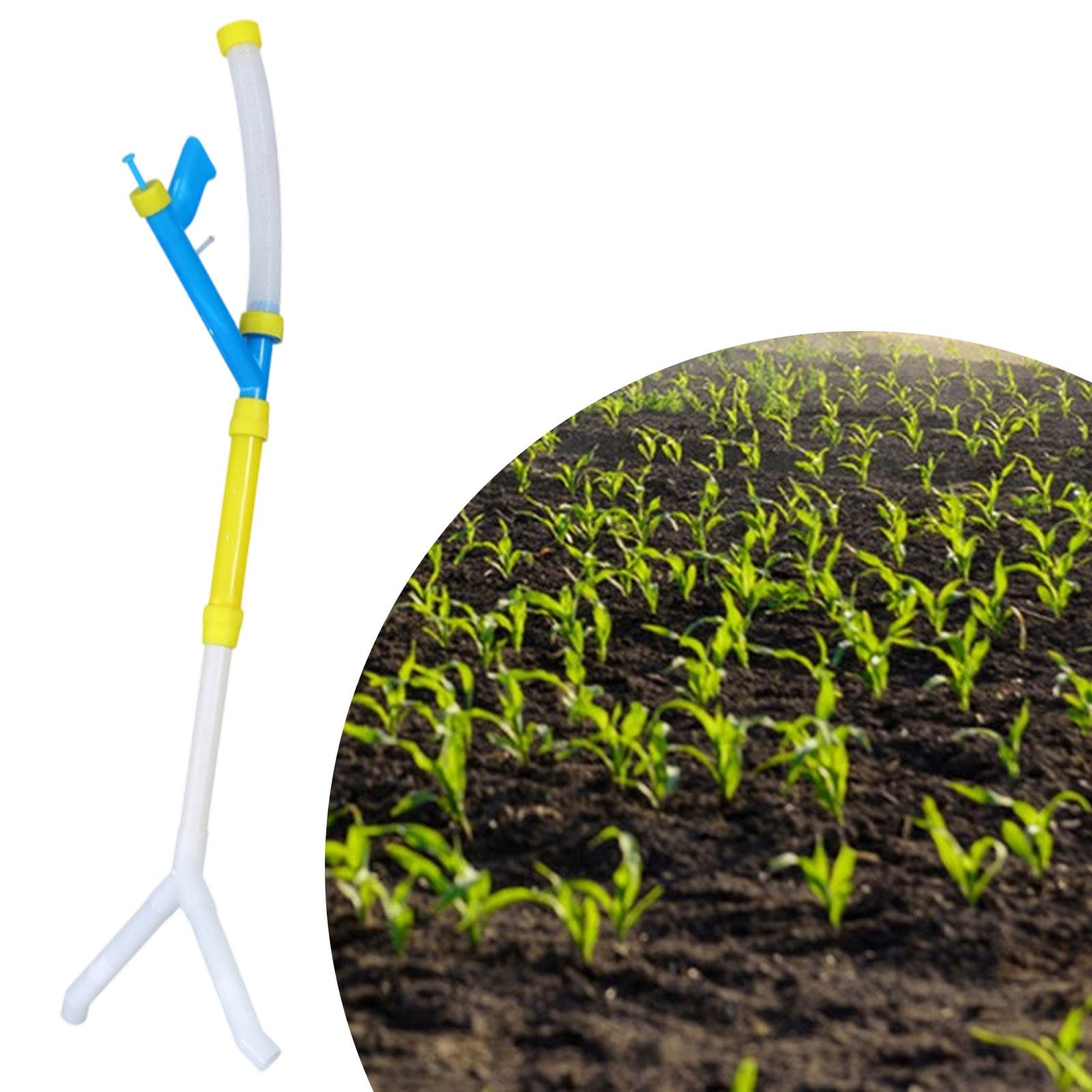 Hierly Manual Fertilizer Spreader Simple Labor Saving Effectively Fertilizer Machine for Farm Corn Fruit Trees ราคา 168 บาท*ส่งฟรี