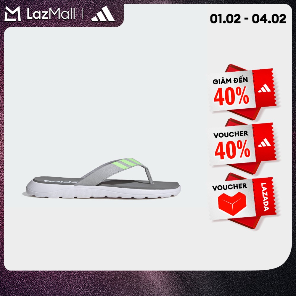 adidas Bơi lội & Phong cách sống Dép xỏ ngón Comfort Nam Xám IF0811