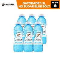 Gatorade Blue Bolt No Sugar 500ml Sports Energy Drink PET Bottle - Pack of 6
