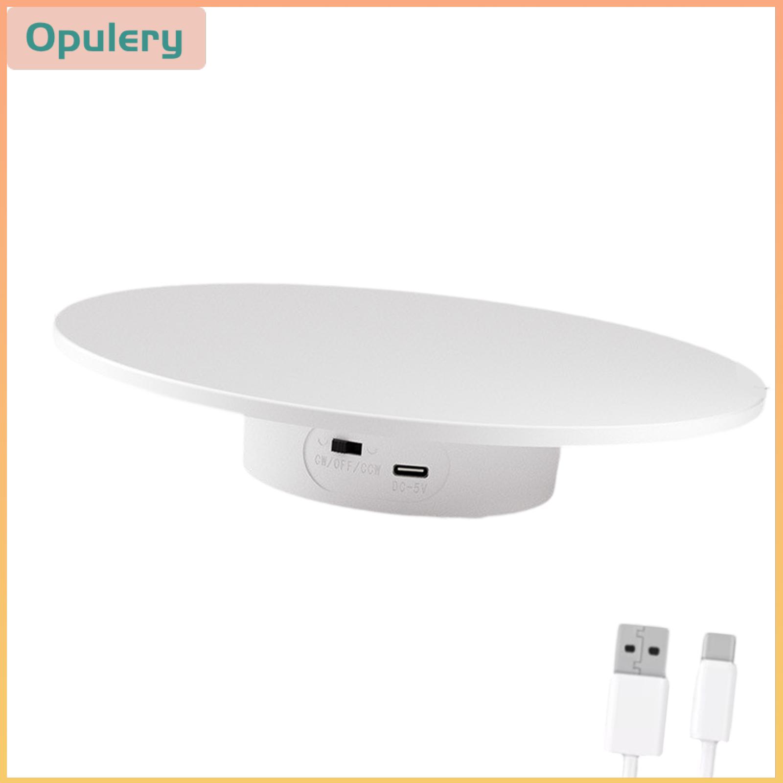 Baosity Rotating Display Stand Electric Rotating Turntable Photography Turntable for Photography Products ราคา 229 บาท*ส่งฟรี