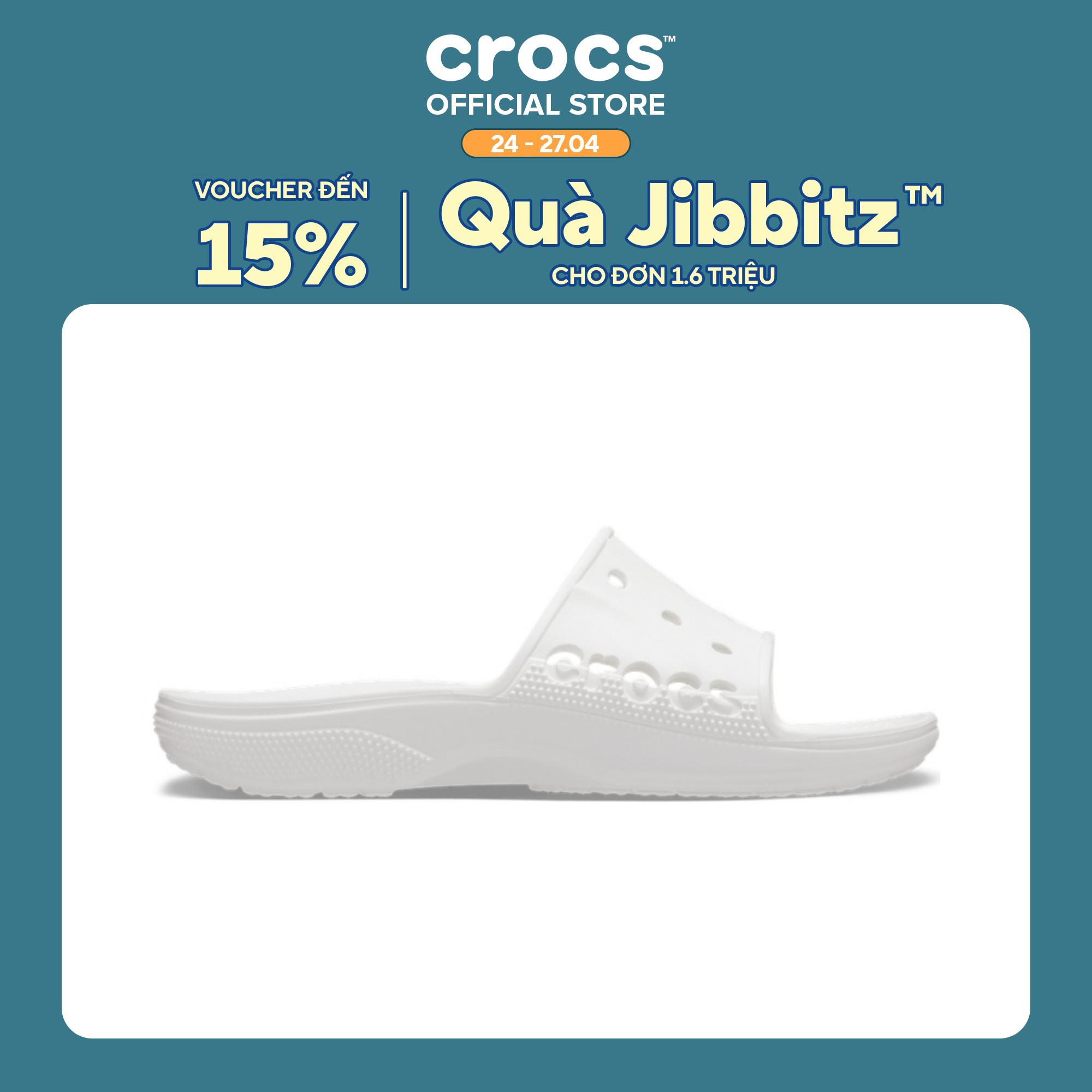 [SẢN PHẨM ĐỘC QUYỀN] Dép quai ngang Unisex Crocs Baya II - White - 208215-100