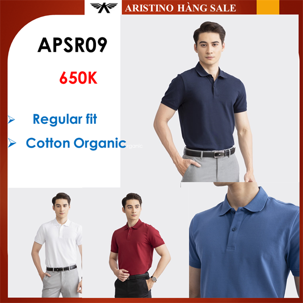 Áo Polo Aristino APSR09 dáng Regular Fit suông nhẹ chất liệu cotton