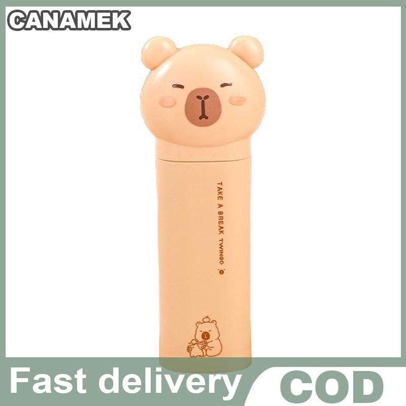 CANAMEK 5Pcs Capybara Stationery Assortment Set Pencil Case Ruler Eraser Correction Tape Pencil Shar