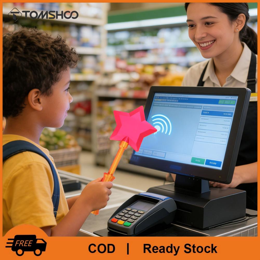 Tomshoo 3D In Thẻ Tín Dụng Cây Đũa Phép PLA Mở rộng Tap Để Thanh Toán Sao Không Tiếp Xúc Thanh Toán đồ đựng thẻ Cây Đũa Phép Cho Xmas Món Quà Sinh Nhật