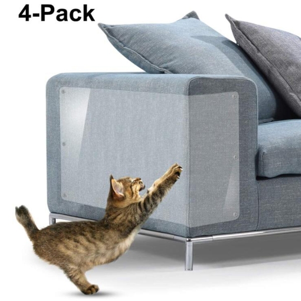 Furniture Scratch Guards, Cat Couch Protector Guards with Pins for Protecting Your Furniture, Cat Scratch Deterrent Pad