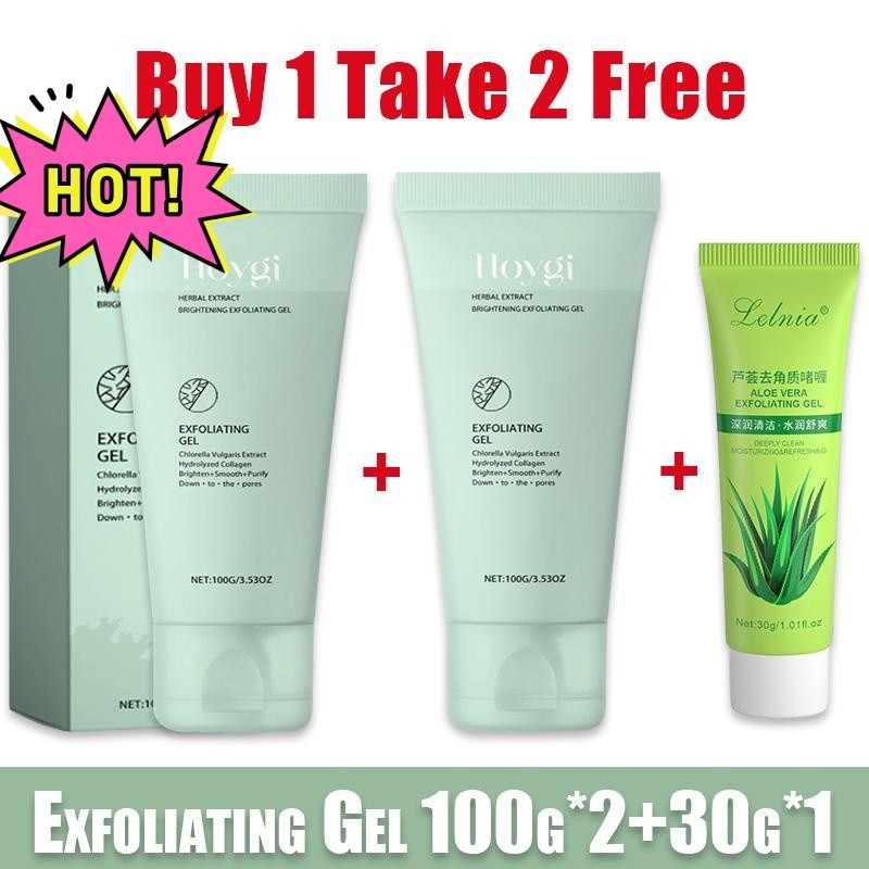 KUESICR [Mua 1 Lấy 2 miễn phí  Chlorella Gel tẩy tế bào chết 100g thảo dược trẻ hóa da gel làm sạch sâu trẻ hóa Gel tẩy tế bào chết