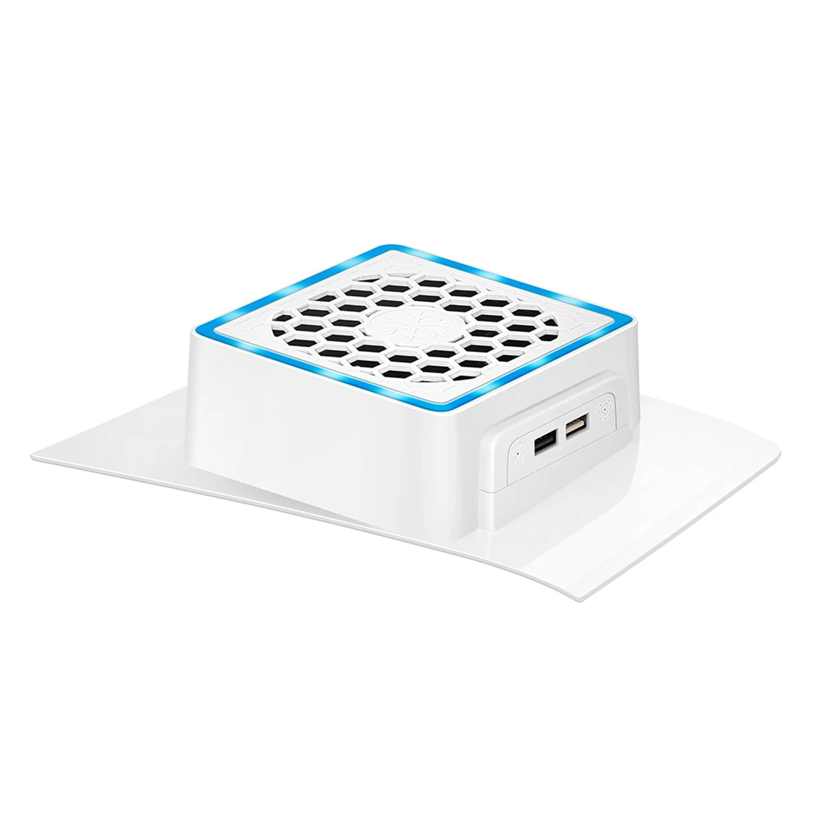 Norman Malthus Rgb Cooling Fan for Slim for Slim Cooling Fan Slim Side Cooler with Led Light and 2 Usb Ports Enhance Gaming Experience with Side-mounted Cooling Fan ราคา 639 บาท*ส่งฟรี